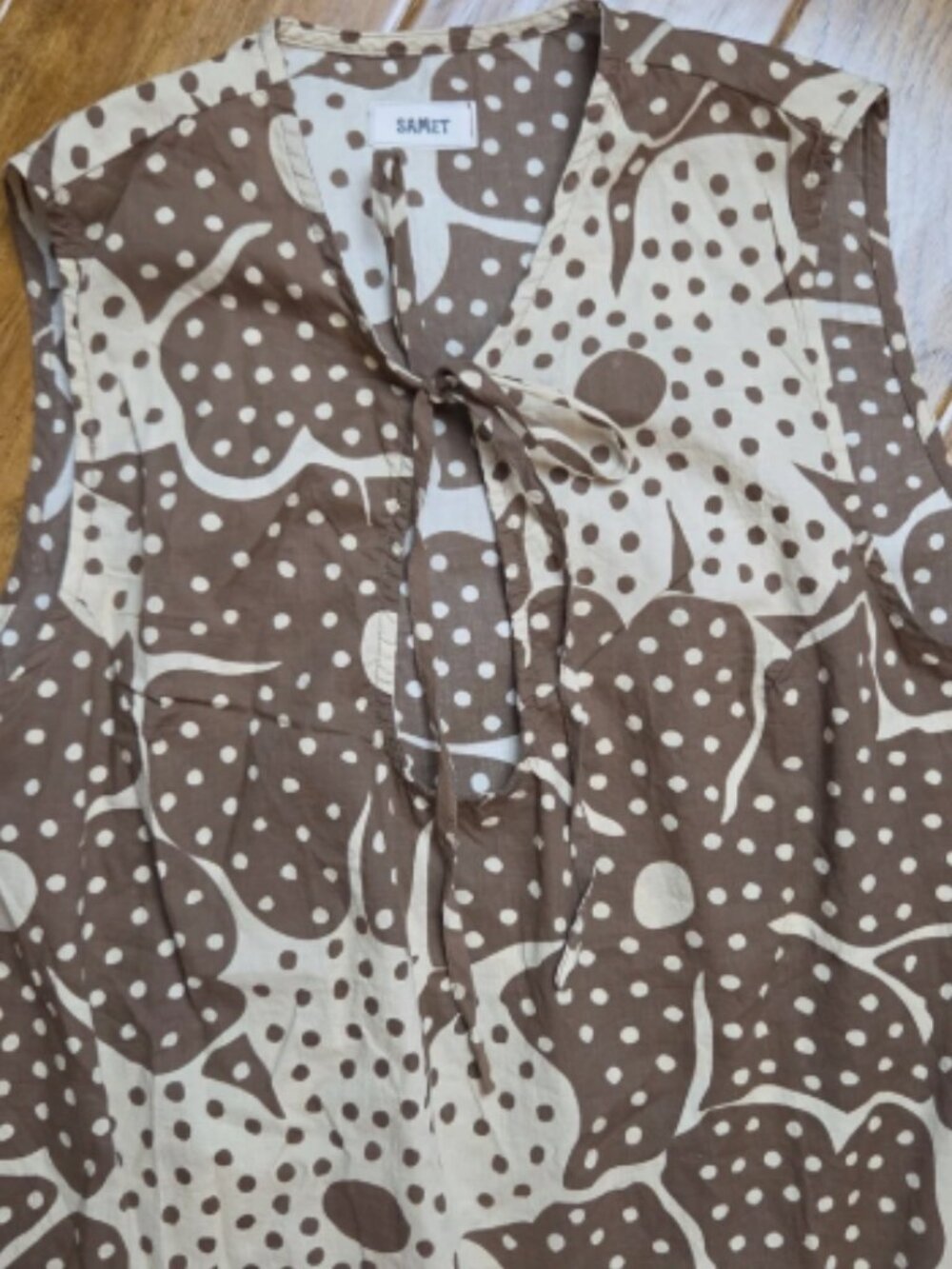 Samet Ilana Kohn Pook Midi Dress Women's Small - Picture 4 of 7